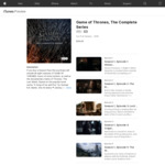 Game of Thrones The Complete Series $100 (down from $175) @ Apple iTunes