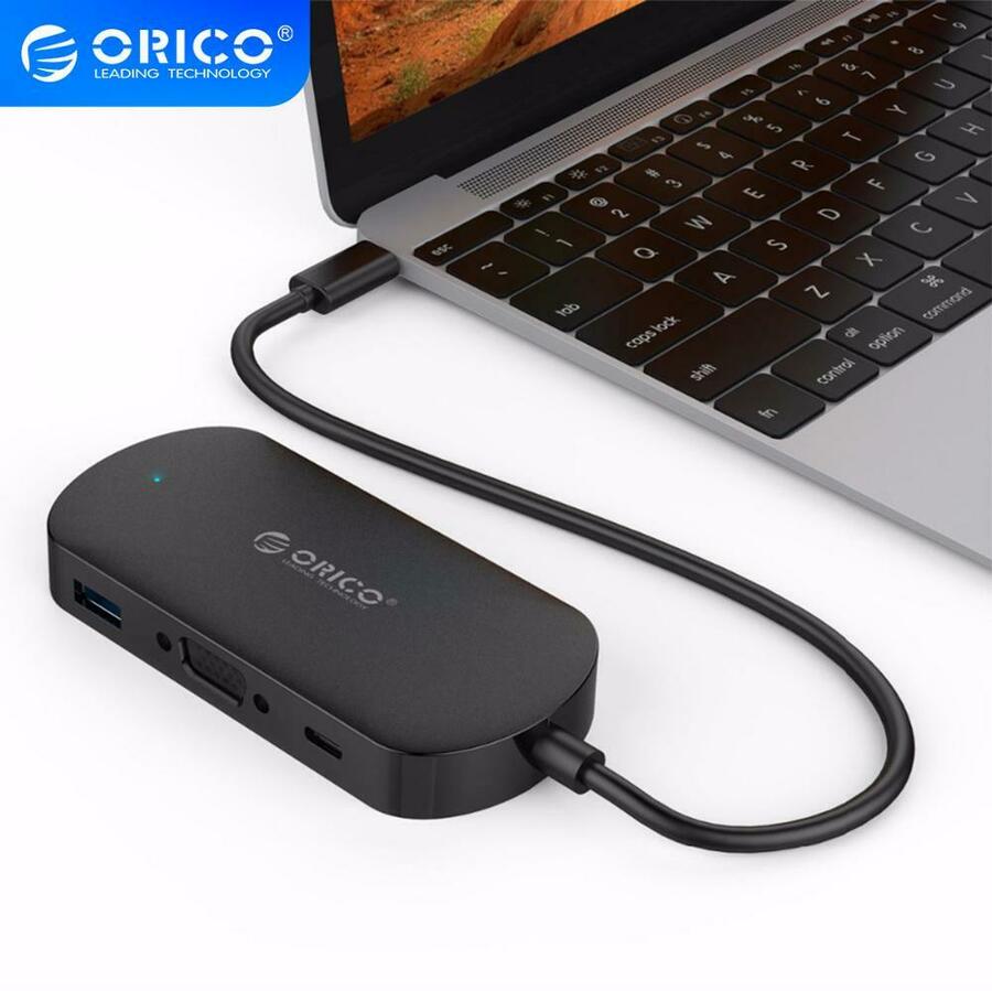 ORICO TCV1 3 in 1 USB-C Hub (VGA, USB 3.0, USB-PD Charging) US$9.64 (~A ...