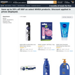 Up to 55% off Nivea Products: Moisturizing Cream $3.60, Sensitive Facewash $3.27 & More + Post ($0 Prime/$39 Spend) @ Amazon AU