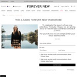 Win a $2,000 Gift Card from Forever New