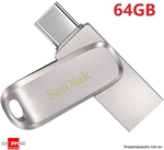 SanDisk 64GB Ultra Dual Drive Luxe USB Type-C $17.95 Delivered @ Shopping Square