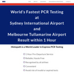 [NSW] Pre-Travel COVID Test $100 @ Sydney via Histopath