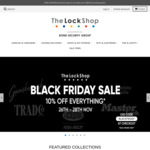 10% off All Products + $9.90 Delivery (Free w/ $99 Spend) @ The Lock Shop