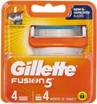 Gillette Fusion Razor Refill 4 Pack $13.46 S&S (Was $21.99) + Delivery ($0 with Prime/ $39 Spend) @ Amazon AU