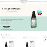 Free Hyaluronic Hydro Boost Serum (Valued $29.95) with any Purchase + Free Shipping @ Boost Lab