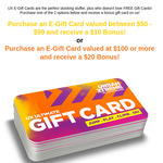 [QLD] Urban Xtreme Adventure Sports Park - $20 Bonus for $100 or More eGift Card Purchase ($10 Bonus for $50-$99 eGift Card)