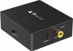 SPDIF to Coaxial Toslink or Coaxial to Coax Toslink $12.74 + Delivery ($0 with Prime / $39 Spend) @ PORTTA Amazon AU