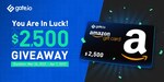 Win a Amazon Gift Card Worth $2500 from Gate.io