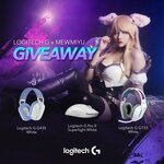 Win a Logitech G G733 Headset, Logitech G Pro X Superlight Mouse or a Logitech G G435 Headset from Mewmiyu