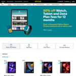 50% off Watch, Tablet and Data Plan fees for 12 months (e.g 5GB Data Only Plan, No Excess, $7.50 Monthly, Normally $15) @ Optus