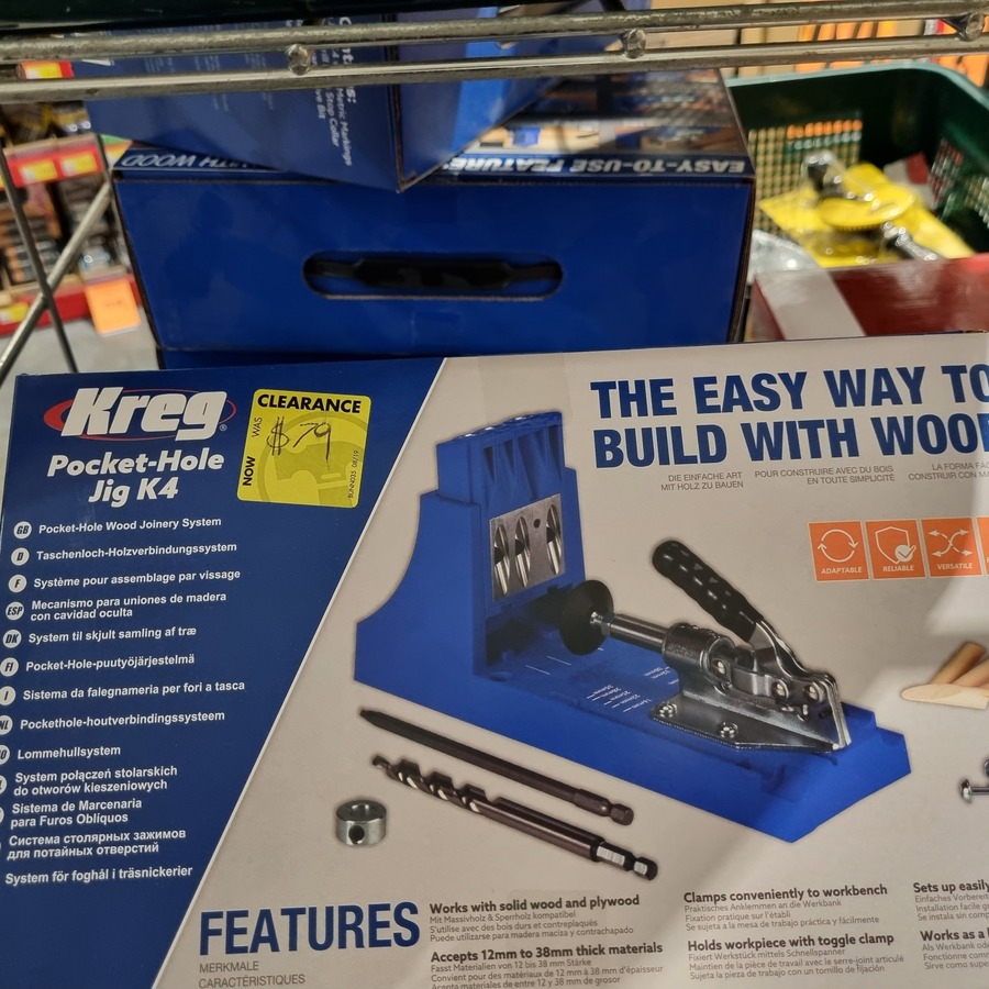 Pocket screw deals jig bunnings