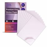 15% off A4 Printable Vinyl Sticker Paper for Inkjet/Laser Printers from $15.29 + $6.95 Delivery ($0 with $60 Spend) @ Avarrix
