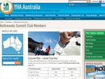 2-for-1 YHA Membership (Summit Club Members)