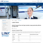 Earn up to 5 Velocity Points Per Dollar Spent on Link Airways with New Partnership @ Link Airways