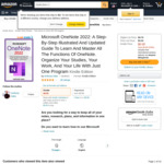 [eBook] $0 Microsoft OneNote 2022: A Step-By-Step Illustrated And Updated Guide @ Amazon US (Au Expired)