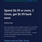 AmEx Statement Credit - Spend Twice with Minimum $6.99 Each Time, Get $6.99 Back @ Hayu