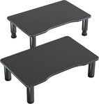 Hemudu 2 Pack Computer Monitor Stand Riser $33.99 (with 15% Voucher) + Delivery ($0 with Prime/$39+Spend) @ Hemudu via Amazon AU