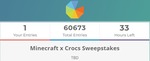 Win 1 of 5 Pairs of Crocs X Minecraft Elevated Clogs with Minecraft Jibbitz from Microsoft Corporation