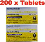 Trust Loratadine 10mg (200 Tablets) $24.99 Delivered @ PharmacySavings
