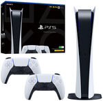 [eBay Plus] PlayStation 5 Digital Edition Console with 2 DualSense Controllers - $595.10 Delivered @ The Gamesmen eBay