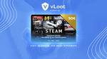Win a 50€ Steam Gift Card from vLoot