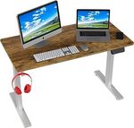 ADVWIN Ergonomic Electric Standing Desk 28"-45" (Walnut Top) $231.92 + Delivery @ Advwin via Amazon AU