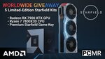 Win 1 of 5 Limited Edition Starfield Kits (Ryzen 7 7800X3D/RX 7900 XTX/Starfield Premium) from PCMR
