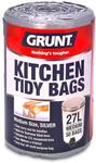 Grunt 27L Silver Medium Kitchen Tidy Bags 50pk $1 @ Bunnings (Selected Stores)