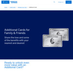 Add an Additional Credit Card (First Approved Card Only), Get 15,000 Bonus AmEx/Qantas/Velocity Points @ American Express