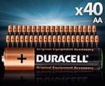40 x Duracell AA Alkaline Batteries $14.95 + $7.95 Shipping (COTD)