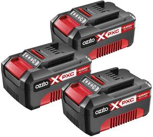 Ozito PXC 18V 4.0Ah Battery Multi 3-Pack $99 + Delivery ($0 in-Store/ C&C) @ Bunnings