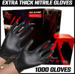 Nitrile Black Gloves 1000-Pack (10x Boxes of 100 Gloves) $79 Delivered @ South East Clearance