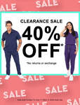 40% off Scrubs + 20% off with Code: $61.44 Set of Top & Pants + $10 Shipping ($0 with $100 Order) @ Sustainable Scrubs