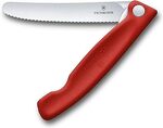 Victorinox Swiss Classic Foldable Paring Knife with Wavy Edge, Red, $20.00 + Delivery ($0 with Prime/ $59 Spend) @ Amazon AU