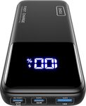 INIU B62 65W 20,000mAh (74Wh) Power Bank $50.39 + Delivery ($0 with Prime/ $59 Spend) @ INIU via Amazon AU