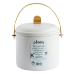 Pebbly Compost Bin Slate or Cream 22x22x18cm/7L $15 (RRP $99.95) + Del from $9 ($0 with $99+ / BNE/MEL C&C) @ Circonomy