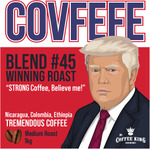 Trump Covfefe Blend Coffee Beans 1kg $32 Delivered with Free Trump Keyring (Was $60) @ Coffee King