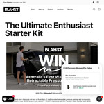 Win a Wall-Mounted Retractable Pressure Washer and Accessories Valued at over $1,100 or 1 of 5 Wash Bundles from Blahst