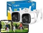 TAPO C310P2 Twin Pack 2K Outdoor Security Camera $101.96 + Delivery ($0 with Prime/ $59 Spend) @ Amazon UK via AU