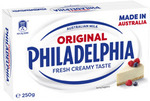 ½ Price Philadelphia Cream Cheese 250g Block Varieties $2.85 @ Coles