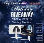 Win a BenQ MOBIUZ EX271Q Gaming Monitor from OoeyGooee X BenQ North America