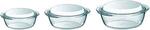 PYREX Essentials Casseroles Set of 3 with Lids $26.96 + Delivery ($0 with Prime/ $59 Spend) @ Amazon AU