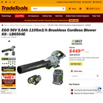 [QLD] Ego Blower + 5Ah Battery + Charger + Hedge Trimmer (via Redemption) $449 in-Store Only @ Trade Tools