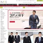 Marks and Spencer 20% off Men's Suits, 20% off Luggage + Free Postage