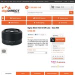 Sigma 30mm F/2.8 EX DN Lens (E-Mount or MFT) - $150.00 in Store [Melb & Syd] or +$9.90 Shipping