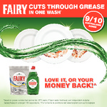 25% off Fairy Platinum All in One Dishwashing Tablet Samples at Coles