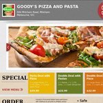 $2 Pizza! 11" - Goody's Pizza, Mitcham VIC. Pick up Only. 3 Days - Fri 8 Nov to Sun 10 Nov