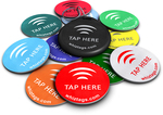 $10.99 - 10 NFC TAGS + FREE Bonus Tag + FREE NFC Keychain - Compatible w/ ALL NFC-Enabled Phones