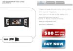 Laser 7’’ Foldable Digital Photo Frame with Multi-Frame Collage - $80 ($60 off RRP)