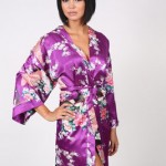 Silk Kimono with Japanese Pattern for $24 with FREE Delivery (Limited Stock)